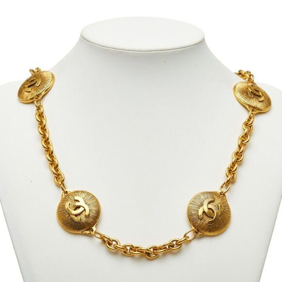 CHANEL Jewelry - Chanel Coco Mark Long Necklace